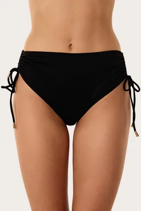 63059 Black High Waist Bikini Bottoms