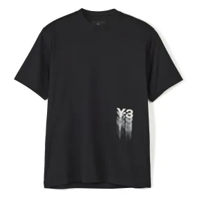 ADIDAS Y-3 Graphic Short Sleeve Tee Black