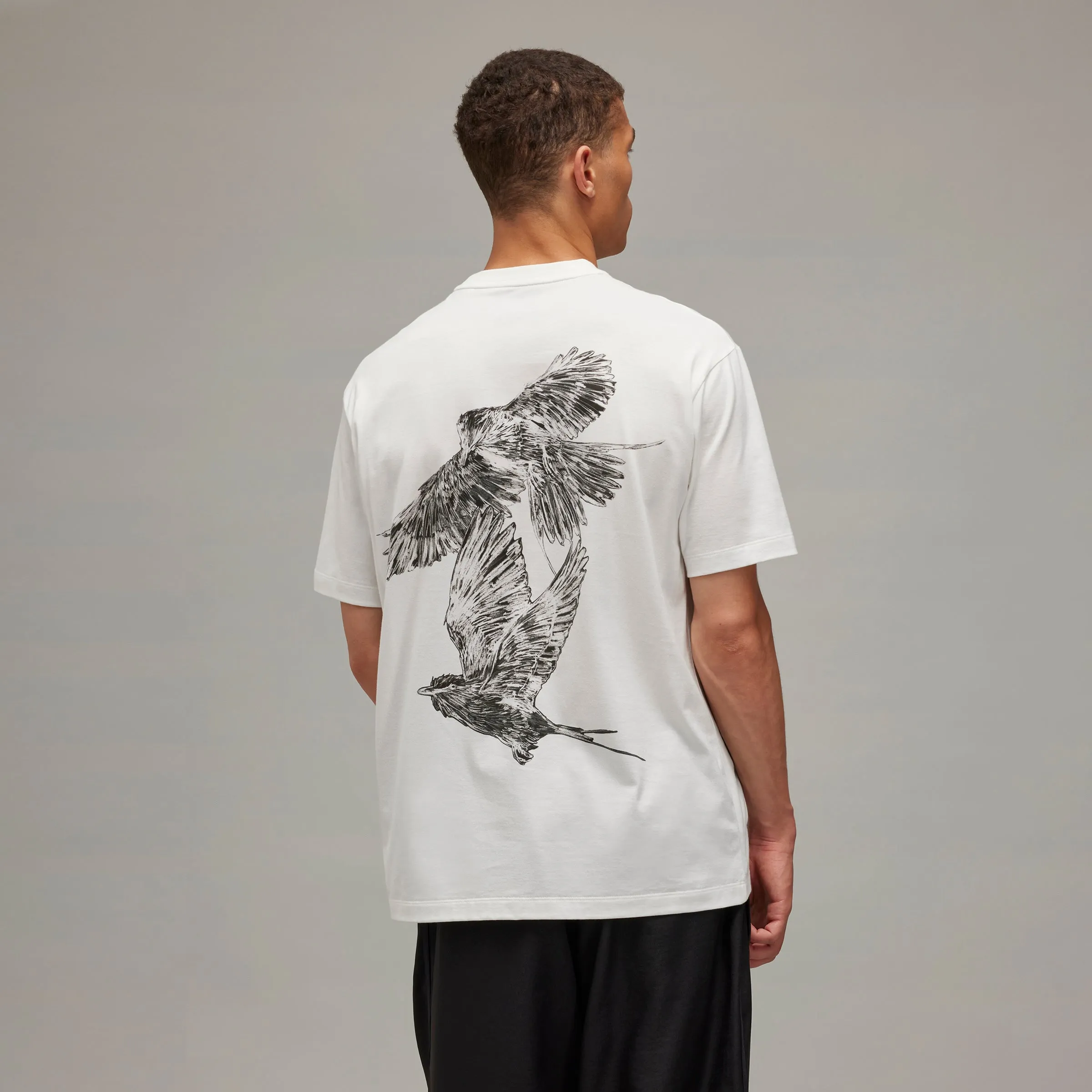 ADIDAS Y-3 Graphic SS Tee White