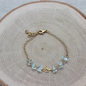 Aqua Quartz Bracelet