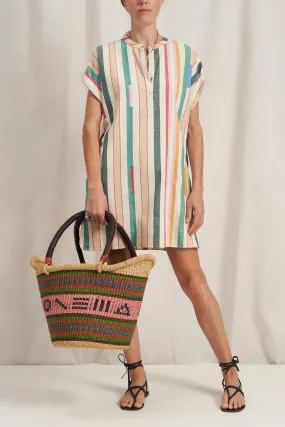 Athena Green Bazaar Stripe Tunic Dress