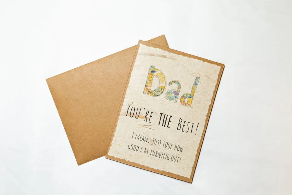 Banana Paper Father's Day Cards