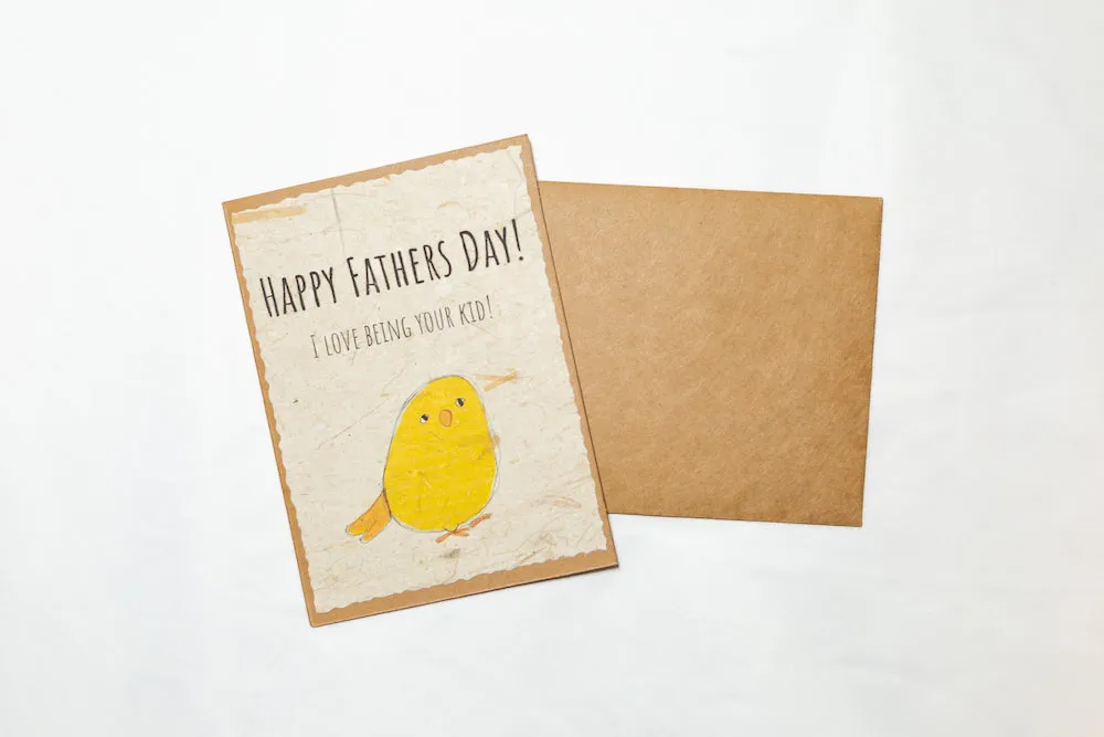 Banana Paper Father's Day Cards