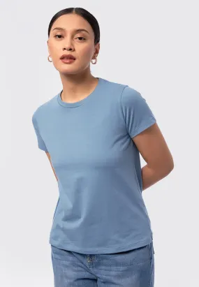 Basic Round Neck Cotton T-Shirt