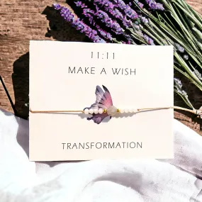 Beaded Wish Bracelet - Friendship Bracelet, Mother’s Day, Beaded Bracelet, Inspirational Gift, Inspirwrion Bracelet, 11:11, Transformation