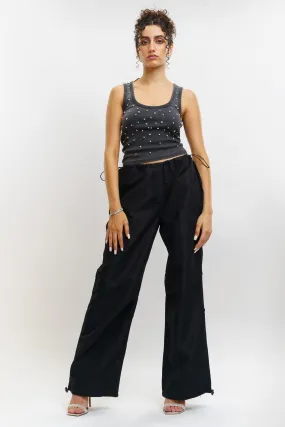 Black Parachute Pants