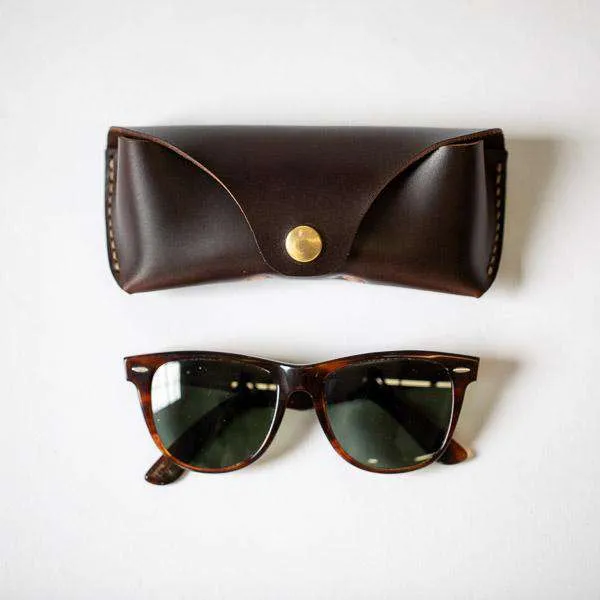 Brown Sunglasses Case