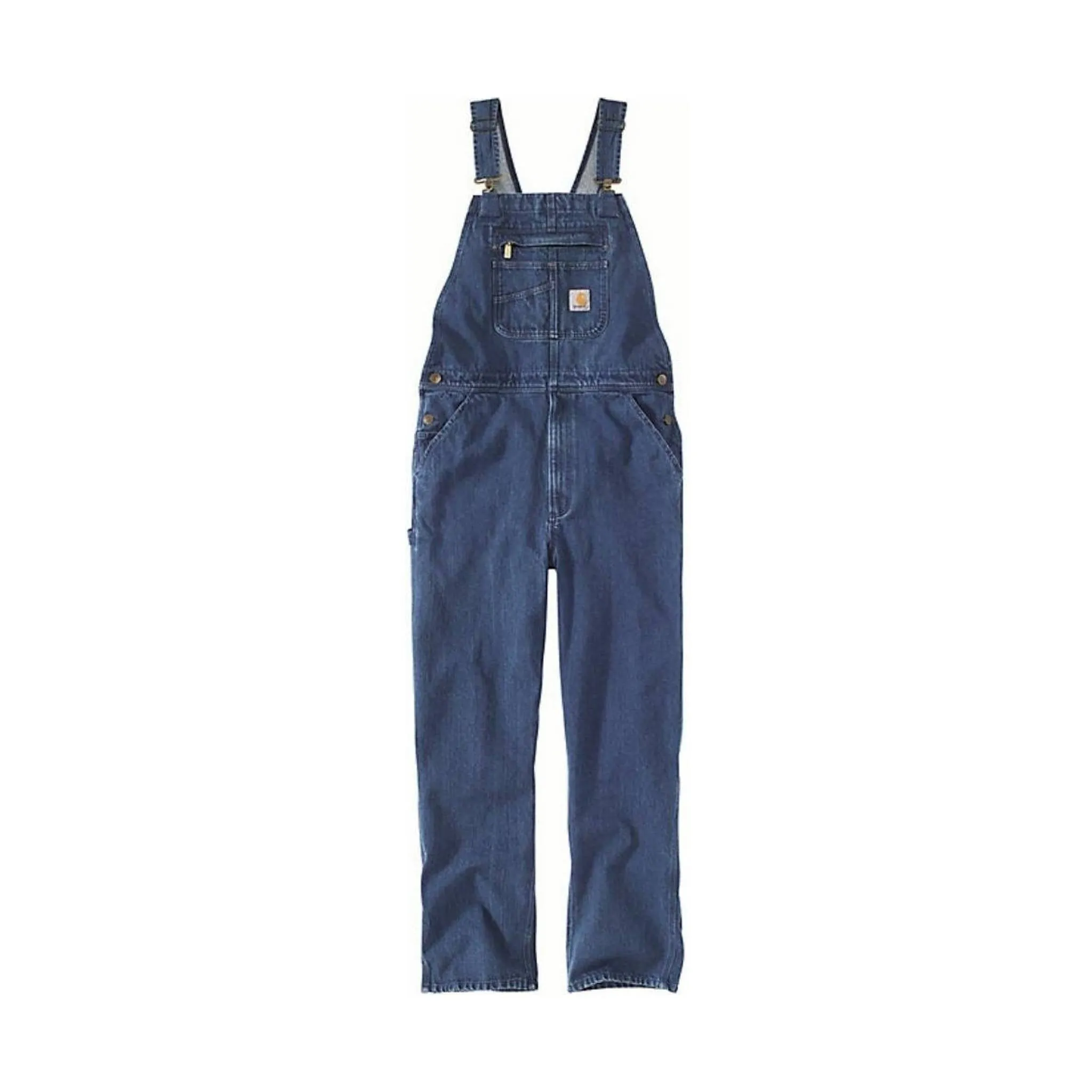 Carhartt Men's Loose-Fit Denim Bib Overalls - Darkstone