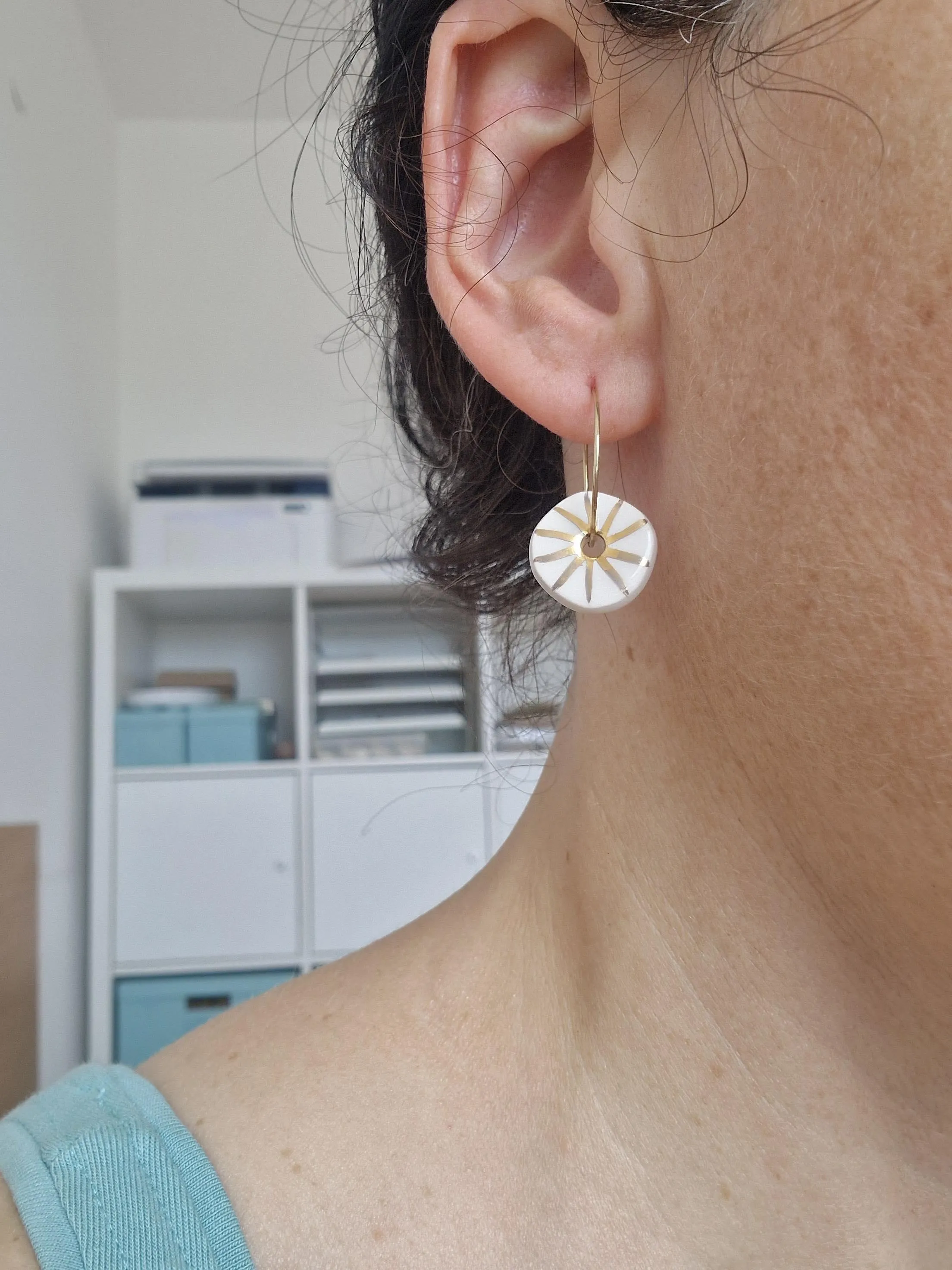 Ceramic Earrings No. 45