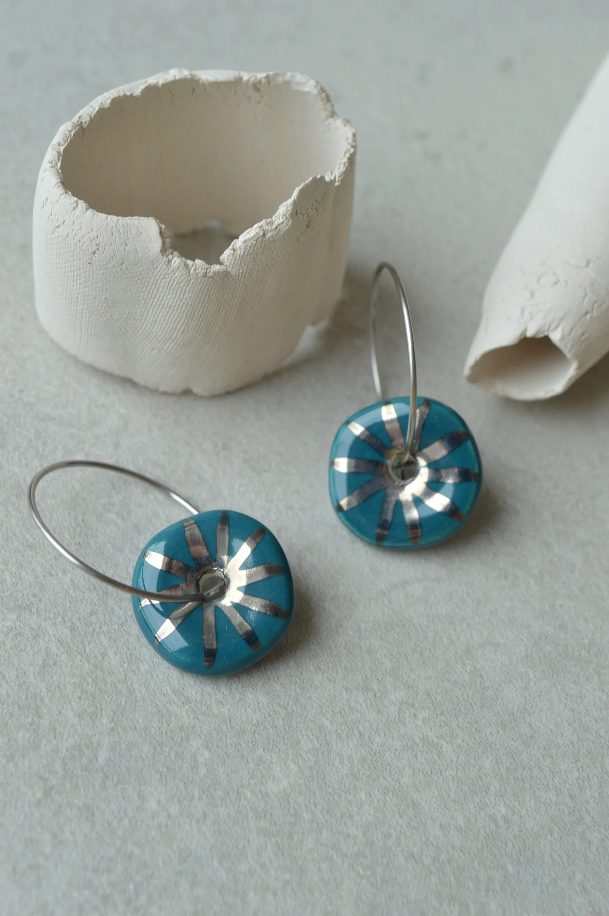 Ceramic Earrings No. 45