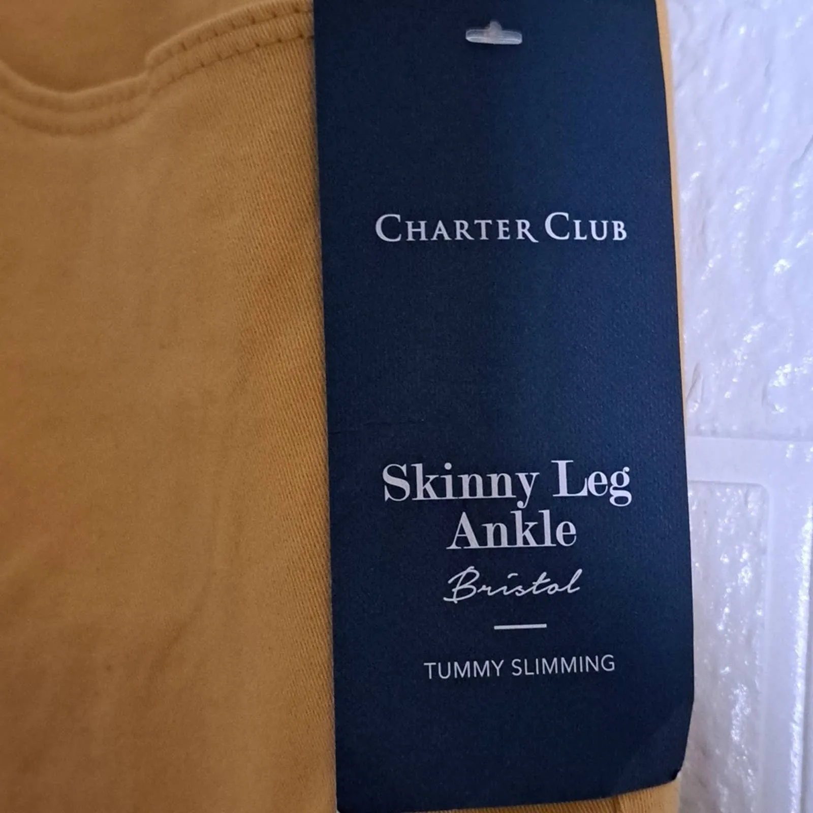 Charter Club Bristol Skinny Ankle Jeans in Honey Glaze