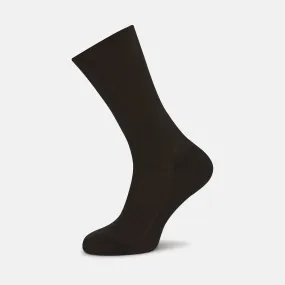 Chocolate Brown Short Cotton Socks