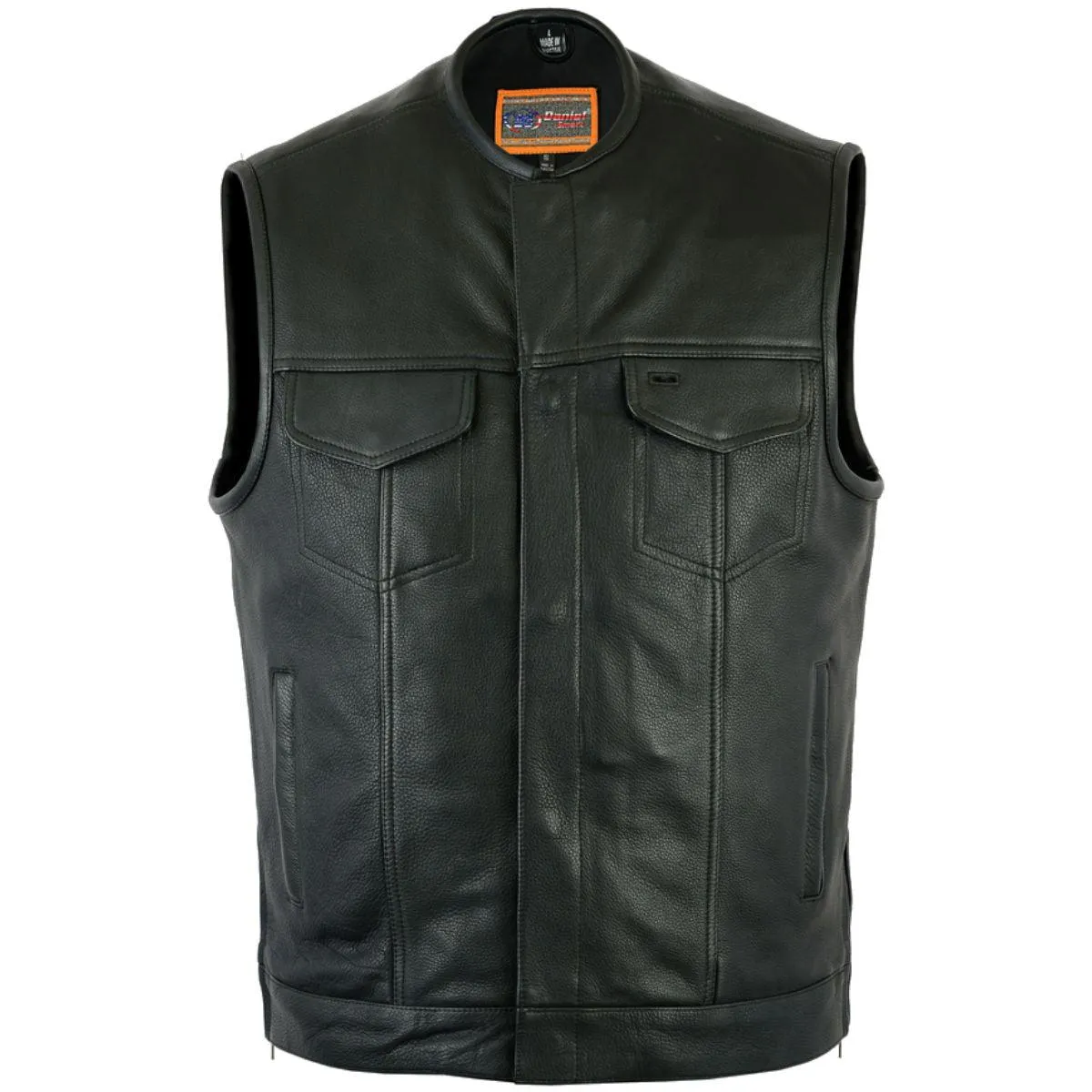 Daniel Smart Bottom Side Zipper Vest