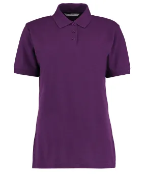 Dark Purple - Klassic polo women's with Superwash 60°C (classic fit)