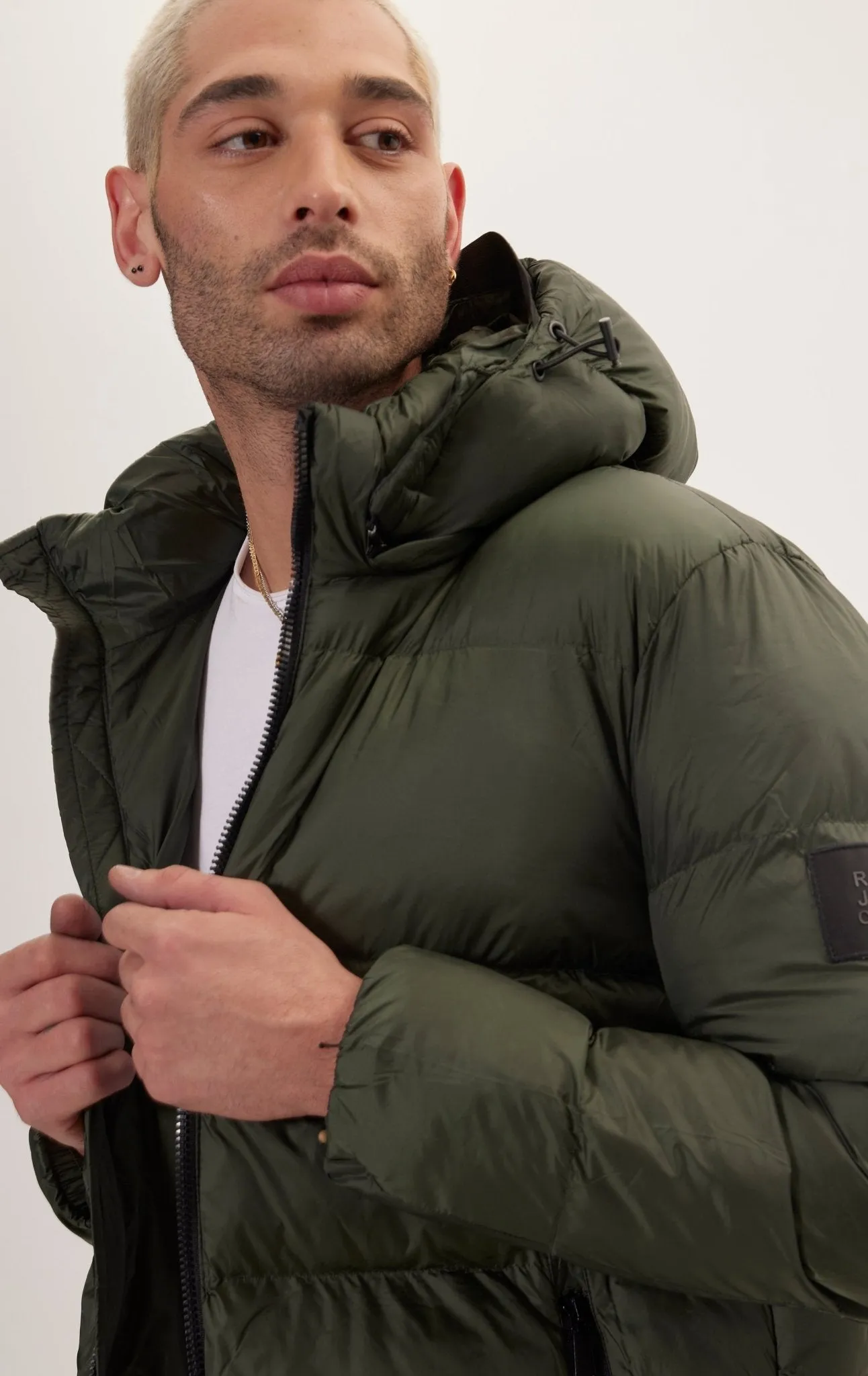 Heavy Padded Coat - Dark Green