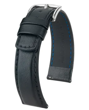 HIRSCH RUNNER Water Resistant Structured Calfskin Watchband  040 02