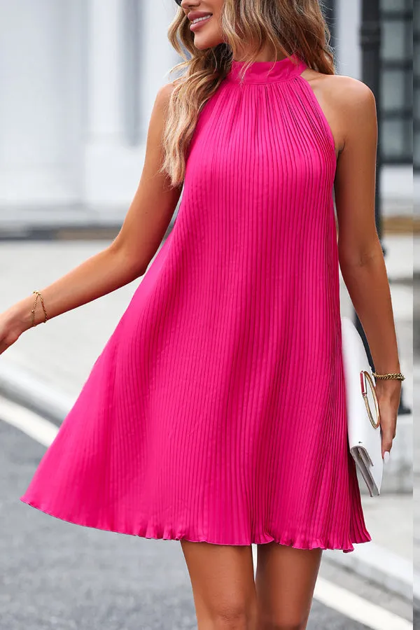 Lace Patchwork Solid Trendy Color Slip Dress