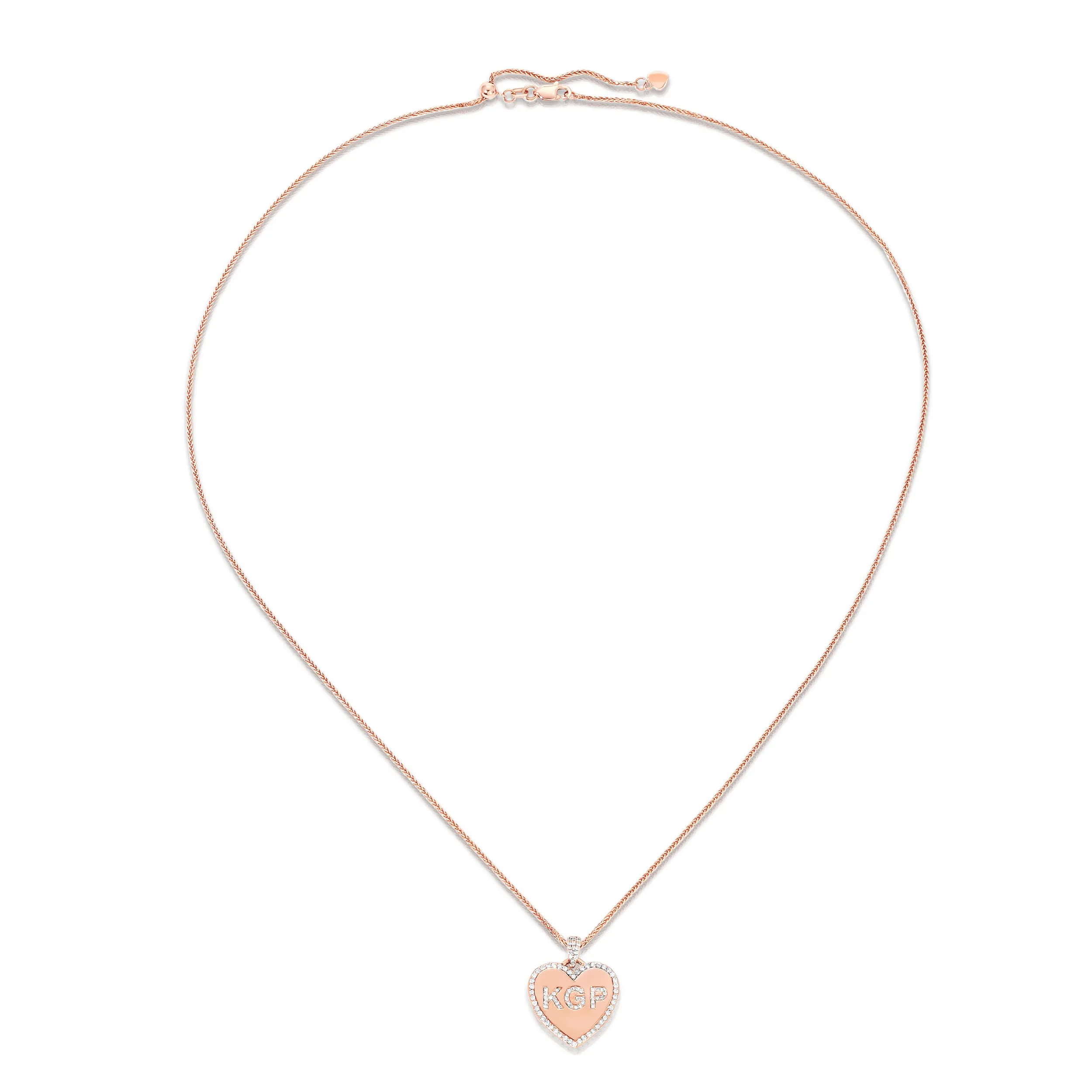 Monogram Heart Necklace