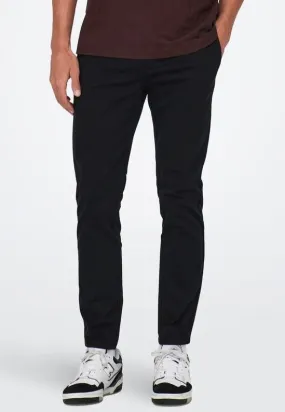 Only & Sons - Pete Slim Chino Black - Pants