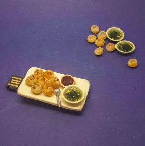 Pani Puri Miniature Novelty Pen Drive