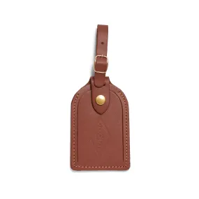 Pioneer Top Grain Brown Leather - Luggage Tag