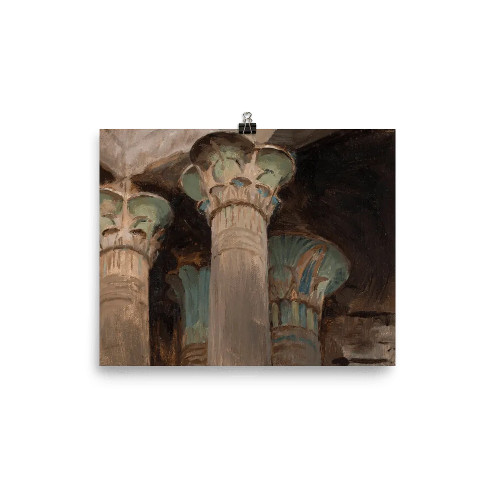 "Columns in Egypt" Art Print