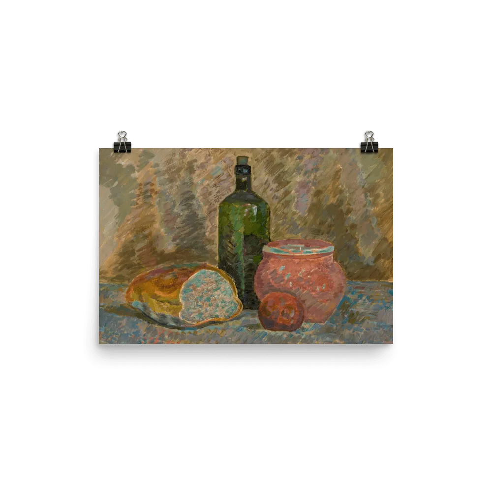 "Still life with bread (1936)" Art Print