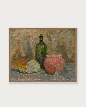 "Still life with bread (1936)" Art Print