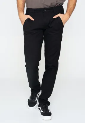 REELL - Superior Flex Chino Diamond Black - Pants