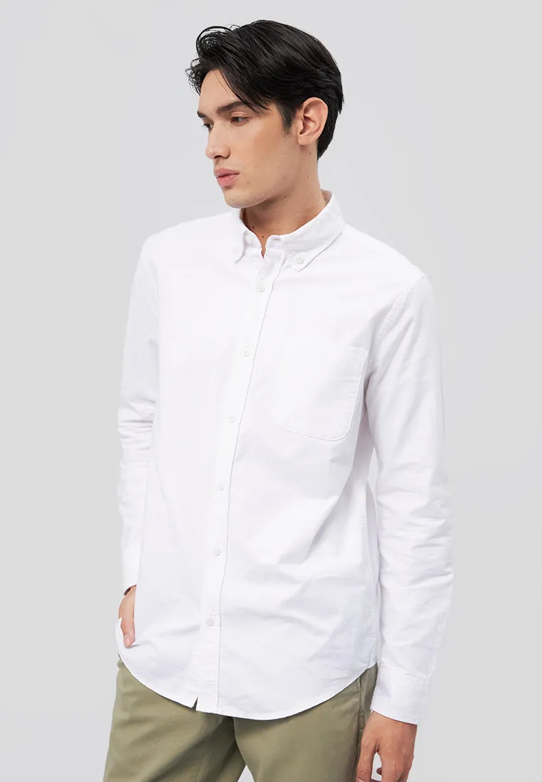 Regular Fit Long Sleeve Oxford Shirt