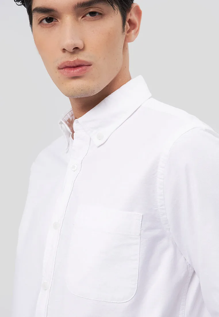 Regular Fit Long Sleeve Oxford Shirt