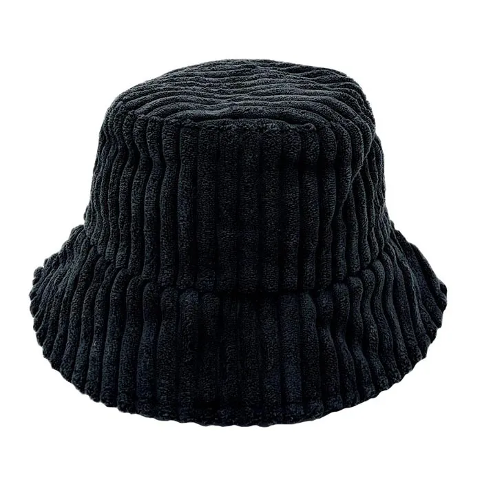 Solid Corduroy Bucket Hat