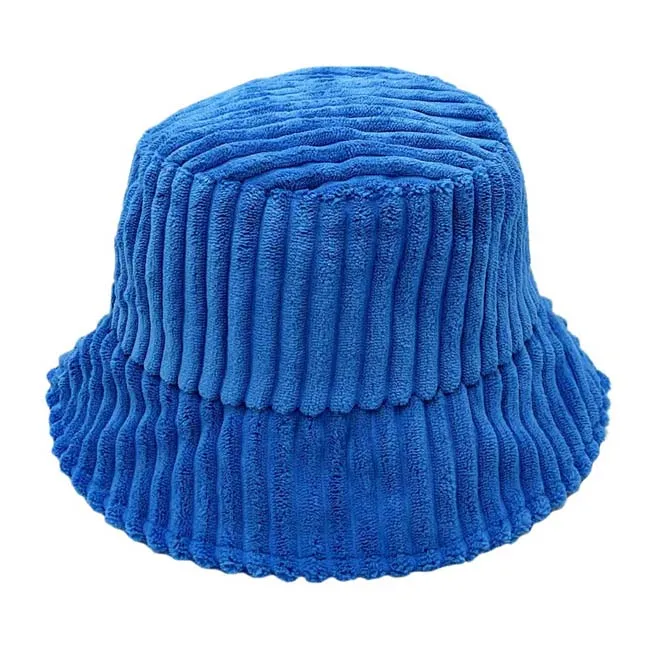 Solid Corduroy Bucket Hat