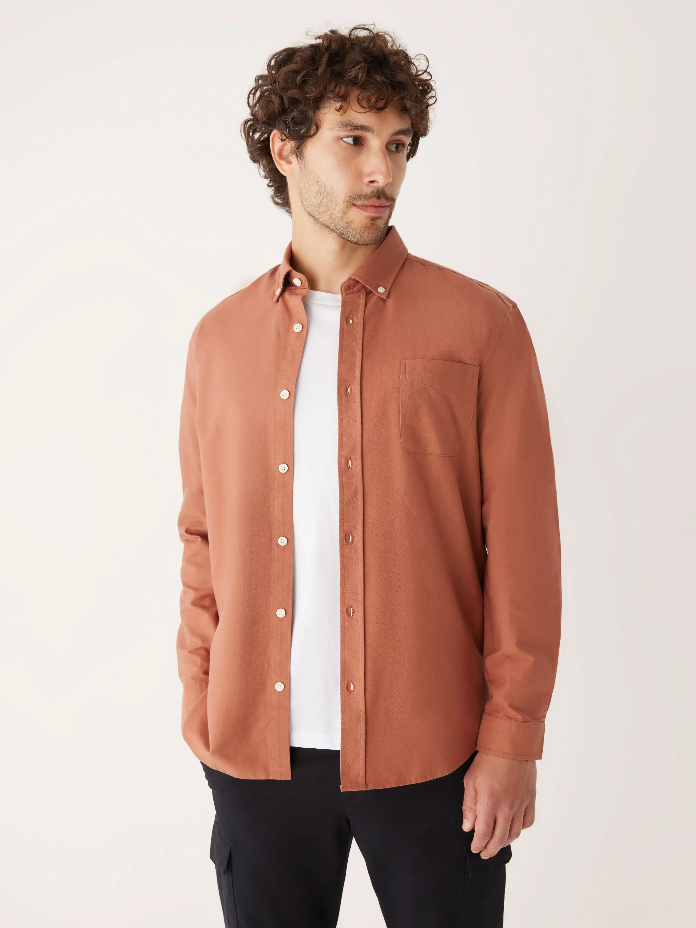 The Jasper Oxford Shirt in Russet